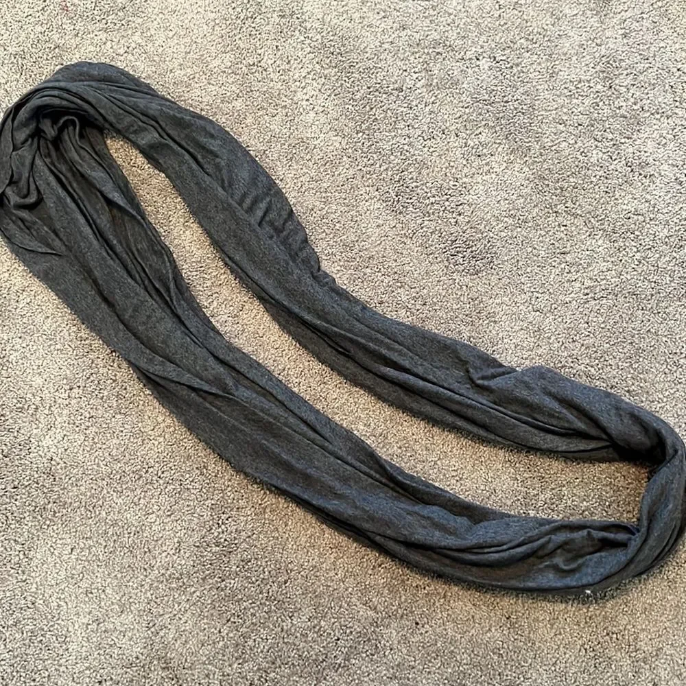 Black Poppy Infinity Scarf